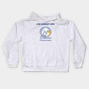 Gym goals Kids Hoodie